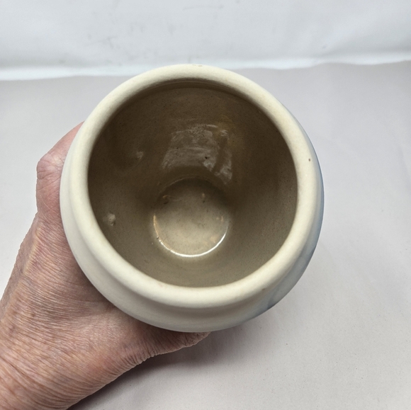 Nemadji Pottery Vase Vintage 6 Inch Tall Handmade Southwestern Look Art Swirls - Picture 4 of 9